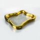 David Marshall brutalist ashtray, bronze and brass, 1970s