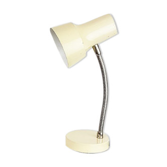 Off-white articulated desk lamp