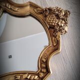 Golden mirror vase flowers 36x23