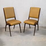 Set of 6 vintage Scandinavian chairs 50/60