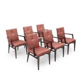 Vintage wooden chairs, 1970s, set of 6