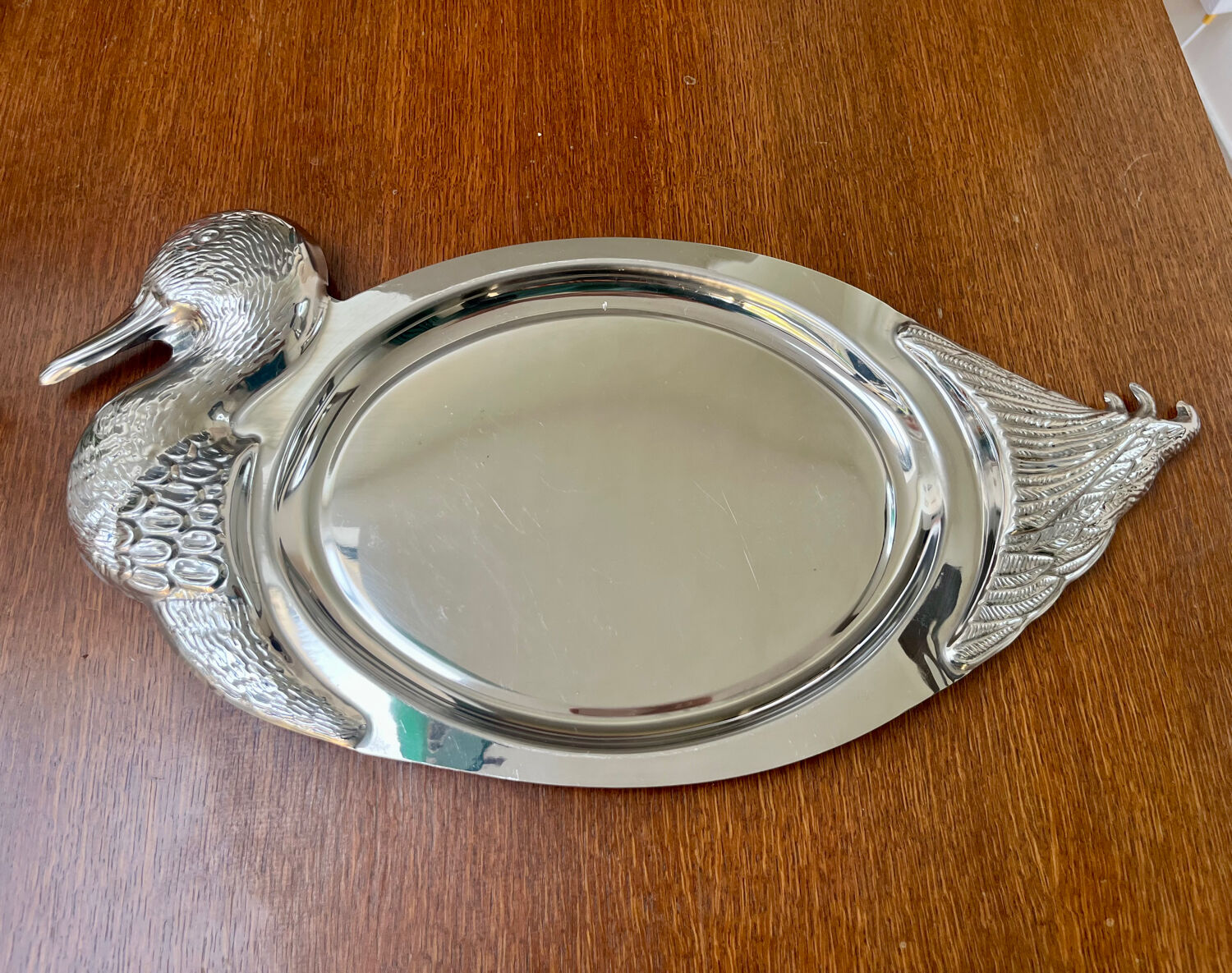 Vintage serving dish duck