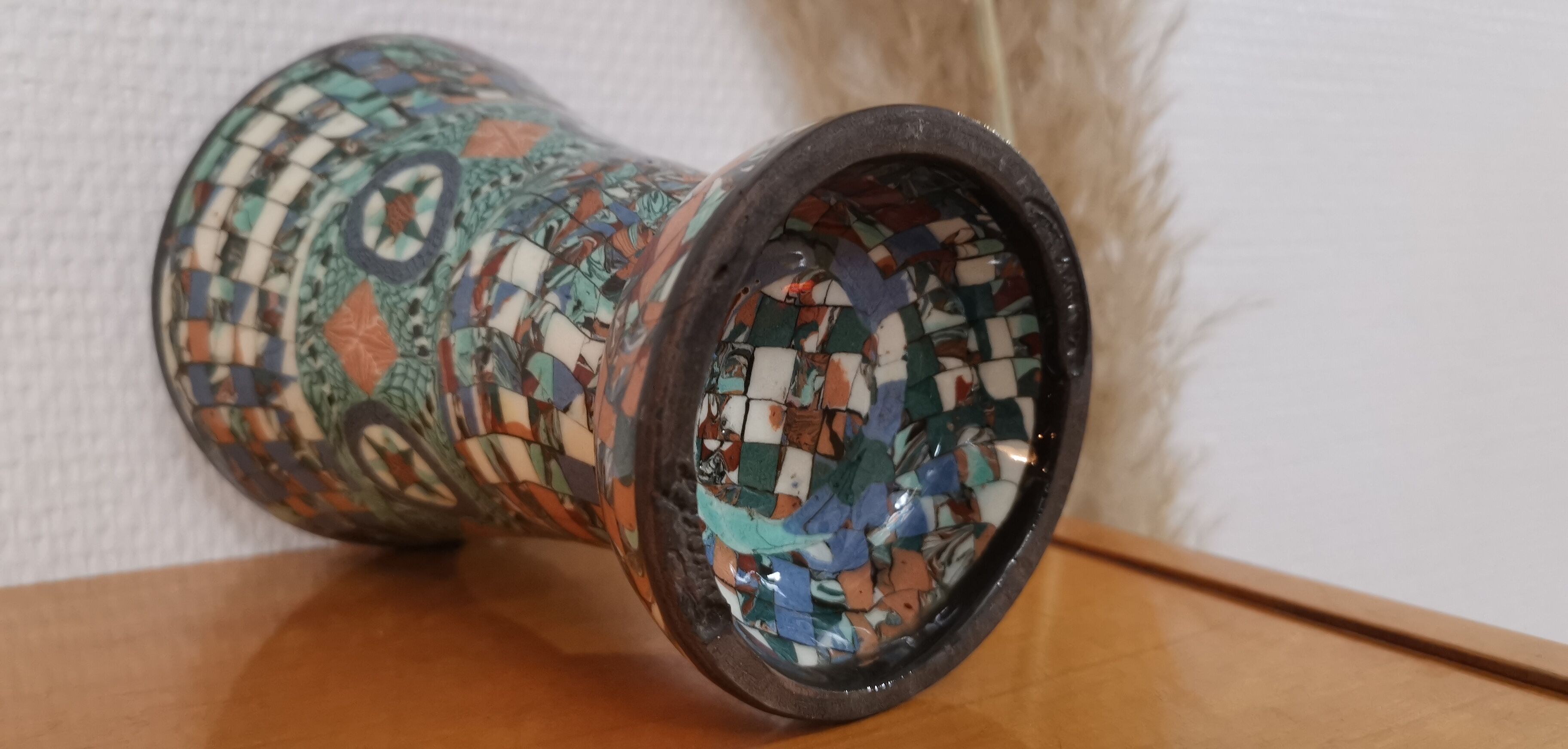 Vase signed gerbino from vallauris