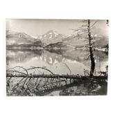 Photo argentique Bernard Darot XXe Lac en montagne N°3
