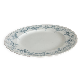 Round dish 30 cm in Maastricht earthenware, Clara model