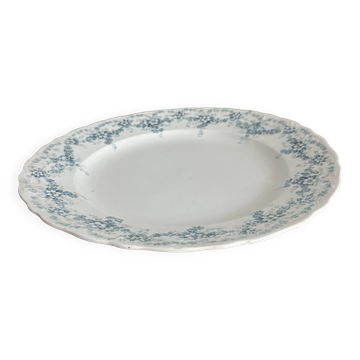 Round dish 30 cm in Maastricht earthenware, Clara model