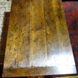 Nineteenth century farmhouse table in natural oak wood 140 x 90 cm