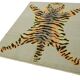 Tapis tigre turc en laine noué à la main 141 cm x 188 cm