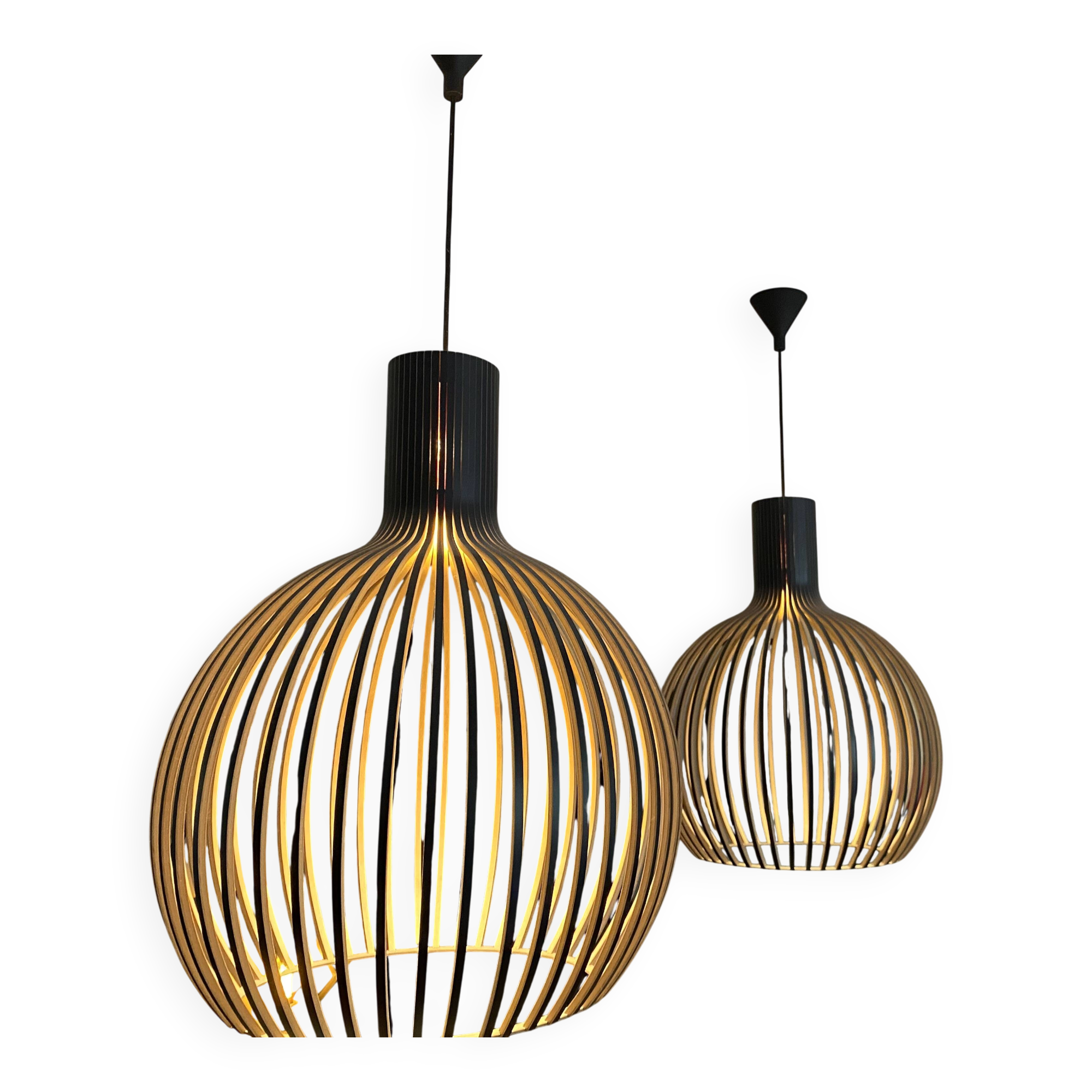 Set of two Octo design lamps