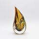 Vase sculpture Murano Gioia Michele Onesto Oball or 24k Sommerso 20cm
