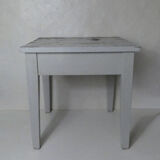 Solid oak side table