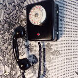 Vintage metal wall phone