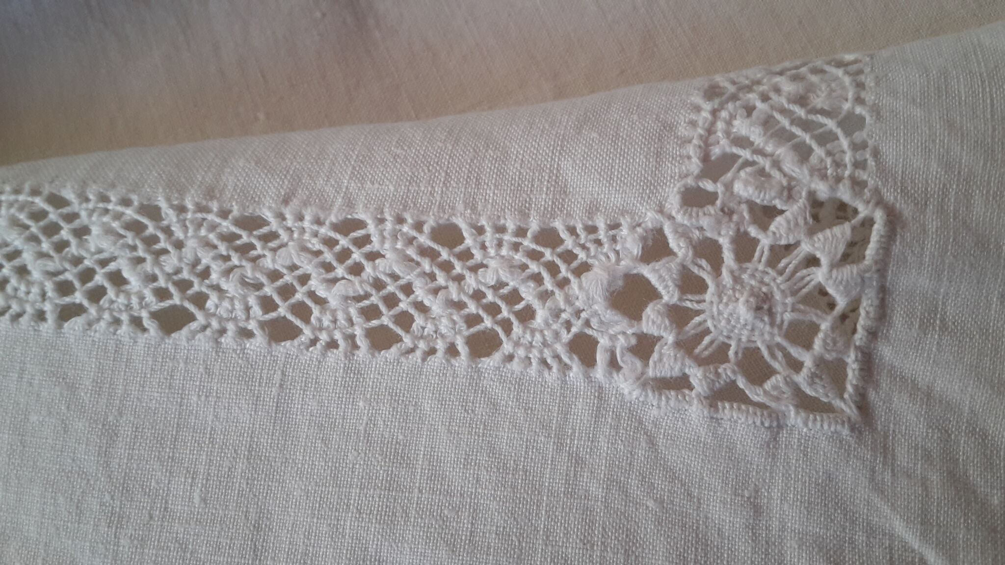 Sheet in XIX linen thread