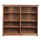 Elegant antique Dutch oak bookcase from the early 20th century