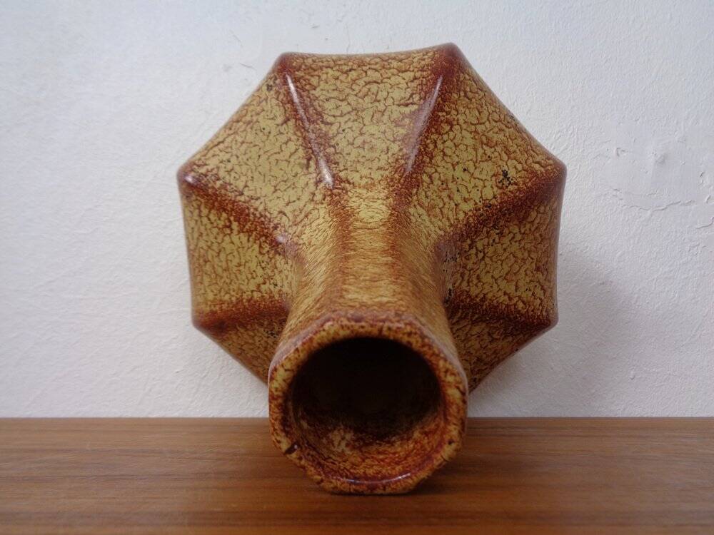 Italian ceramic vase by Roberto Rigon for Bertoncello, 1960s.