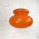 Vintage Space Age Orange Glass Pendant Light