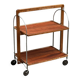 Rolling folding service table bocado 50s vintage