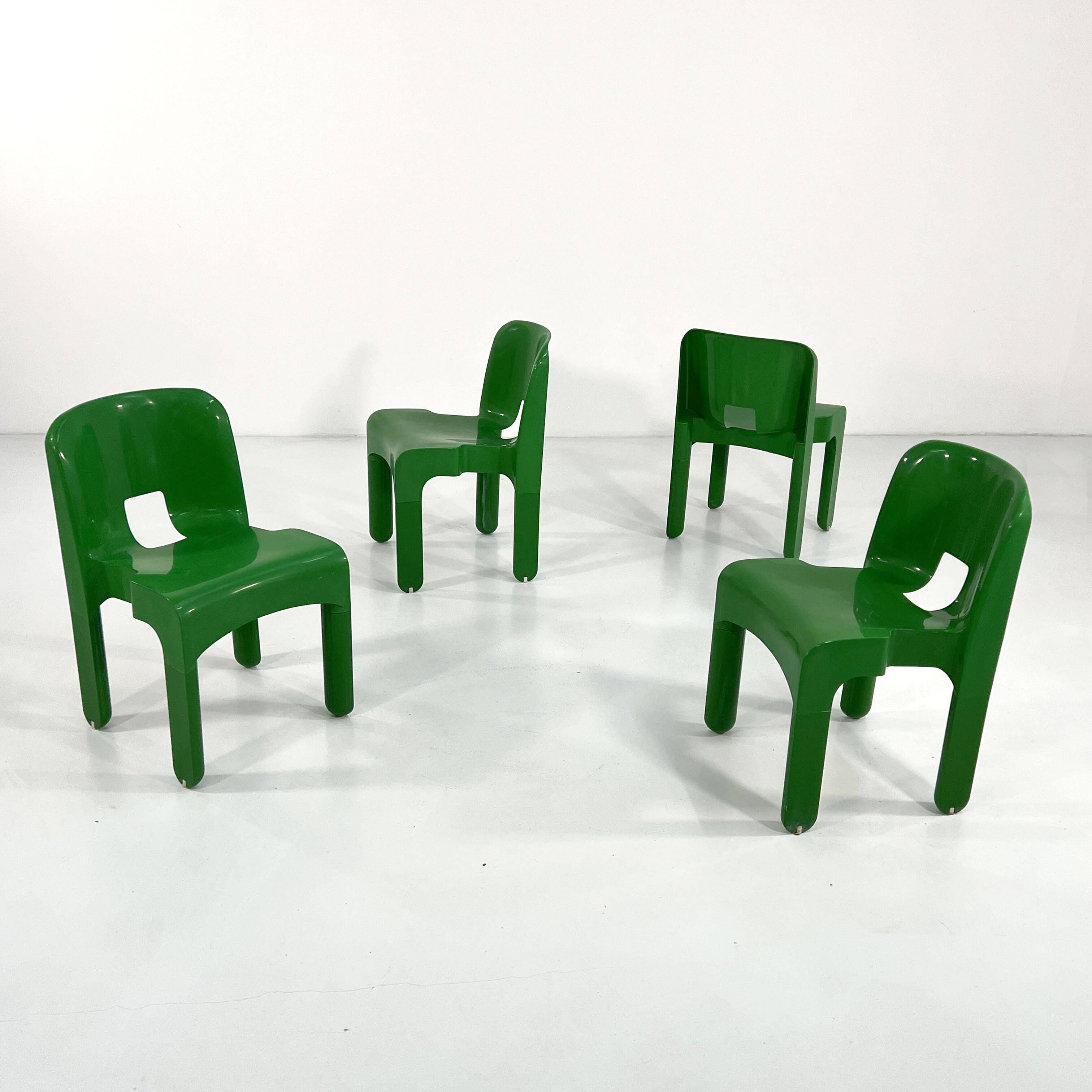 Universal Green Chair Model 4868 by Joe Colombo for Kartell, 1970
