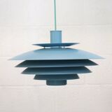 Unique blue colored Nordic Pendant Lamp by Form Light model 52610, Denmark