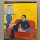 Oil on canvas signed FES