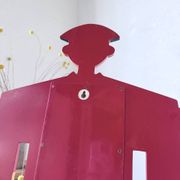 Child's character painted wooden mirror