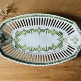 Openwork earthenware basket