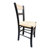 Old straw bistro chair revamped