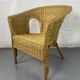 Fauteuil Gondole en rotin