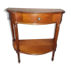 Curved console - entry furniture in cherry - sofa tip