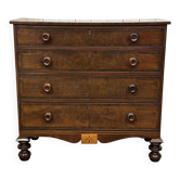 Commode anglaise Victorienne 19ème en acajou