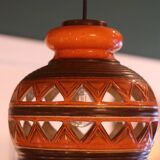 Vintage ceramic chandelier 1960