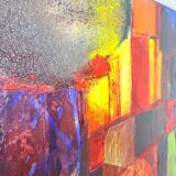 Contemporary abstract art painting