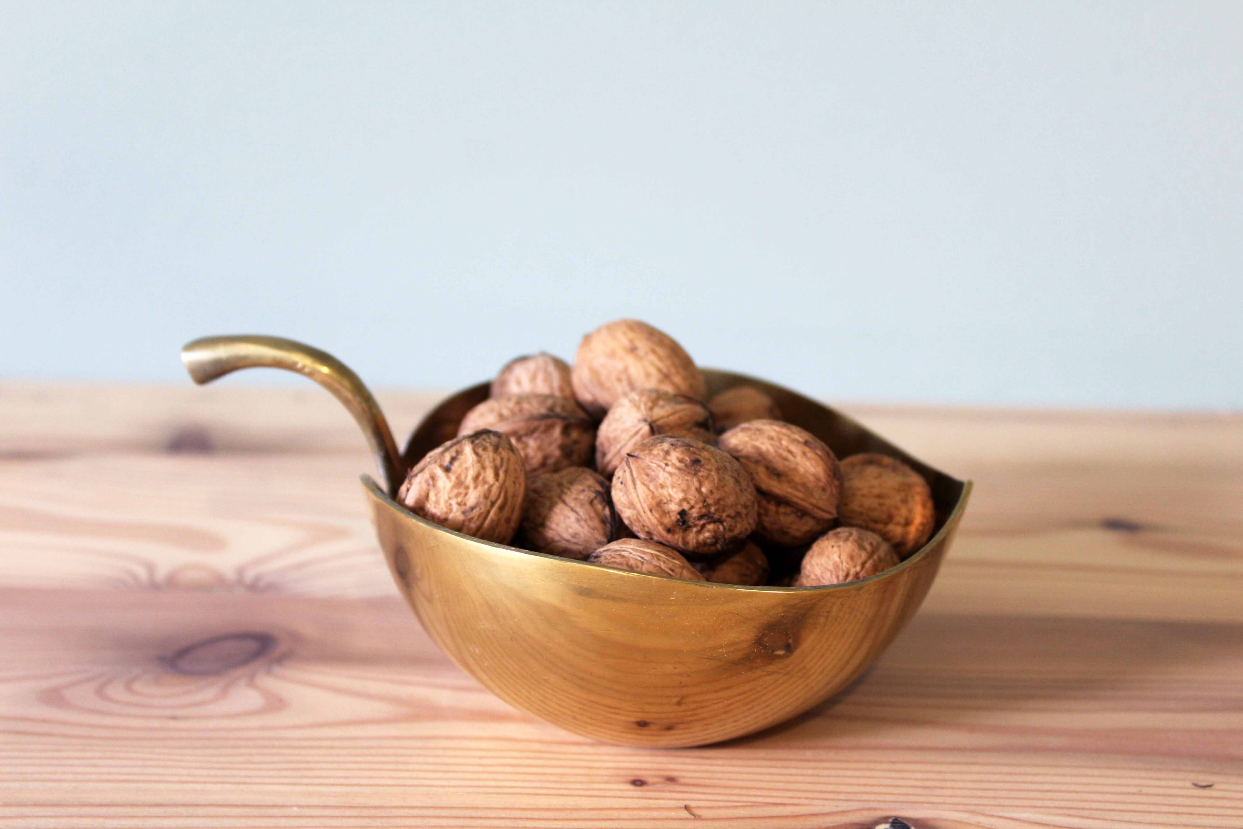 Bowl or brass catchall from the 1970s.