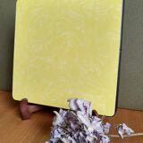 Dessous de plat épais formica jaune moucheté