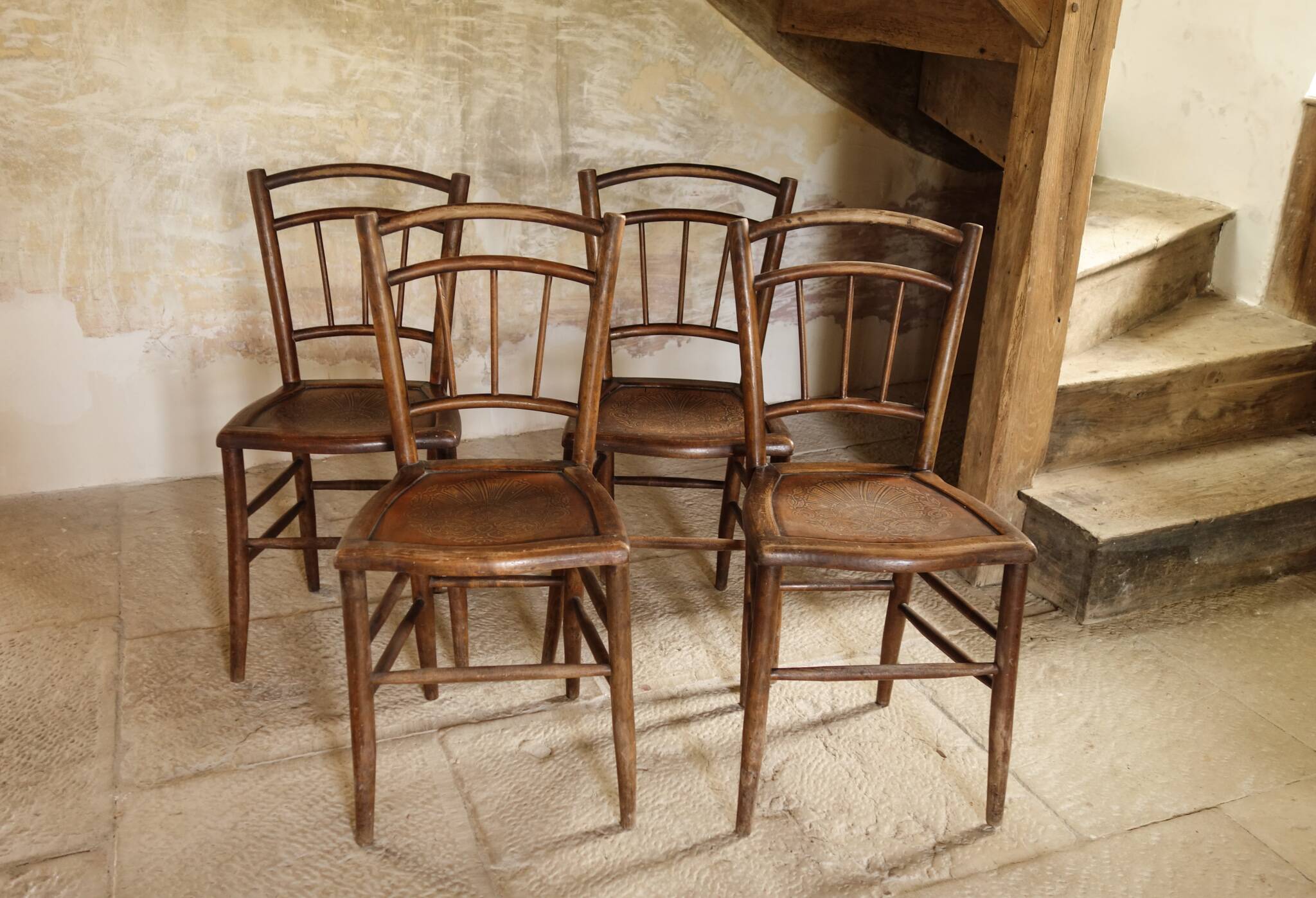 French bistro chair from the 1940s.