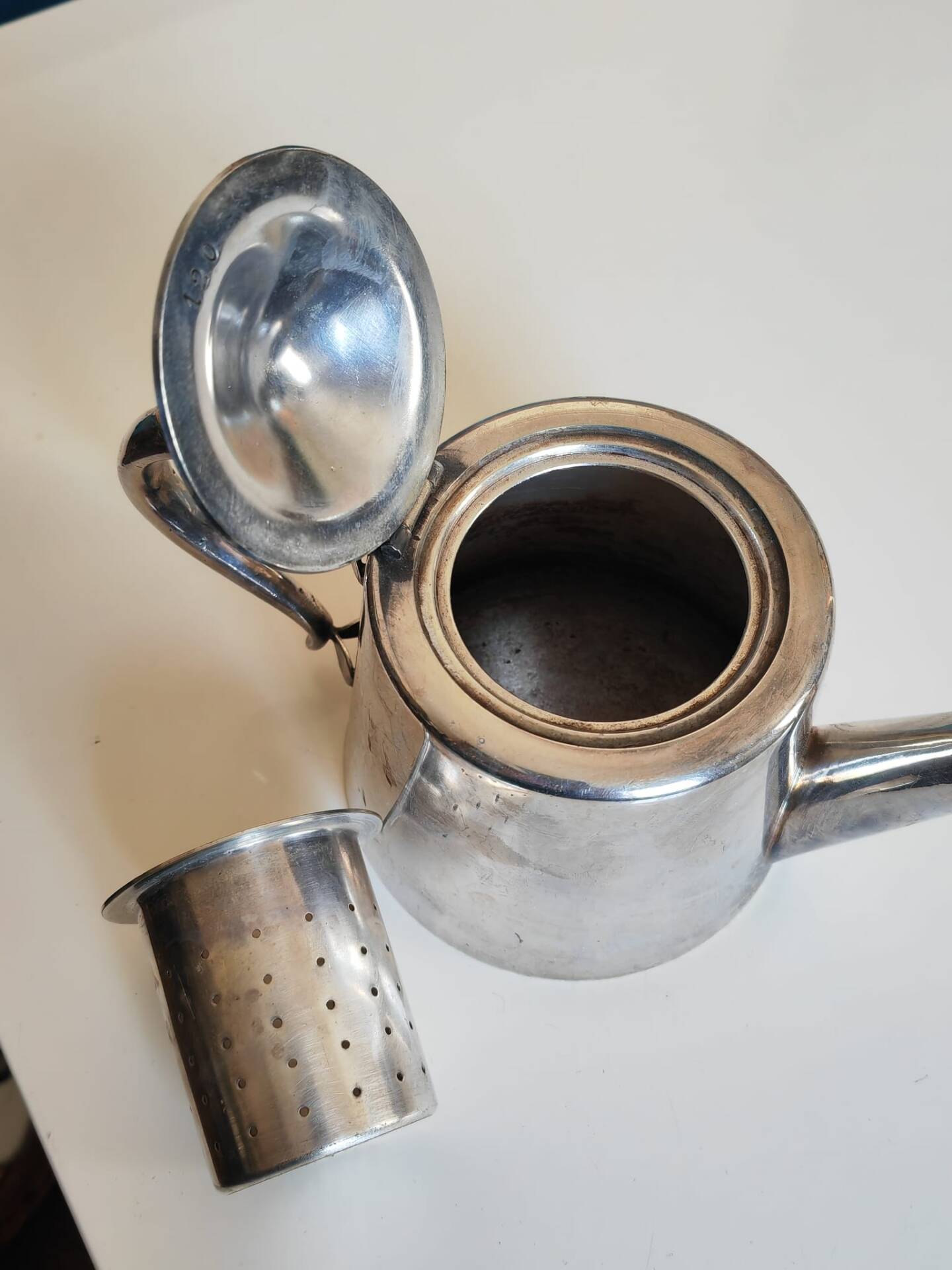 Silver-plated teapot