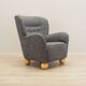 Grey armchair, Scandinavian design, production: Denmark