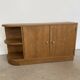 Meuble bas enfilade vintage art déco bois massif