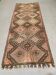 Vintage Turkish Kilim 377x152 cm wool kelim rug large