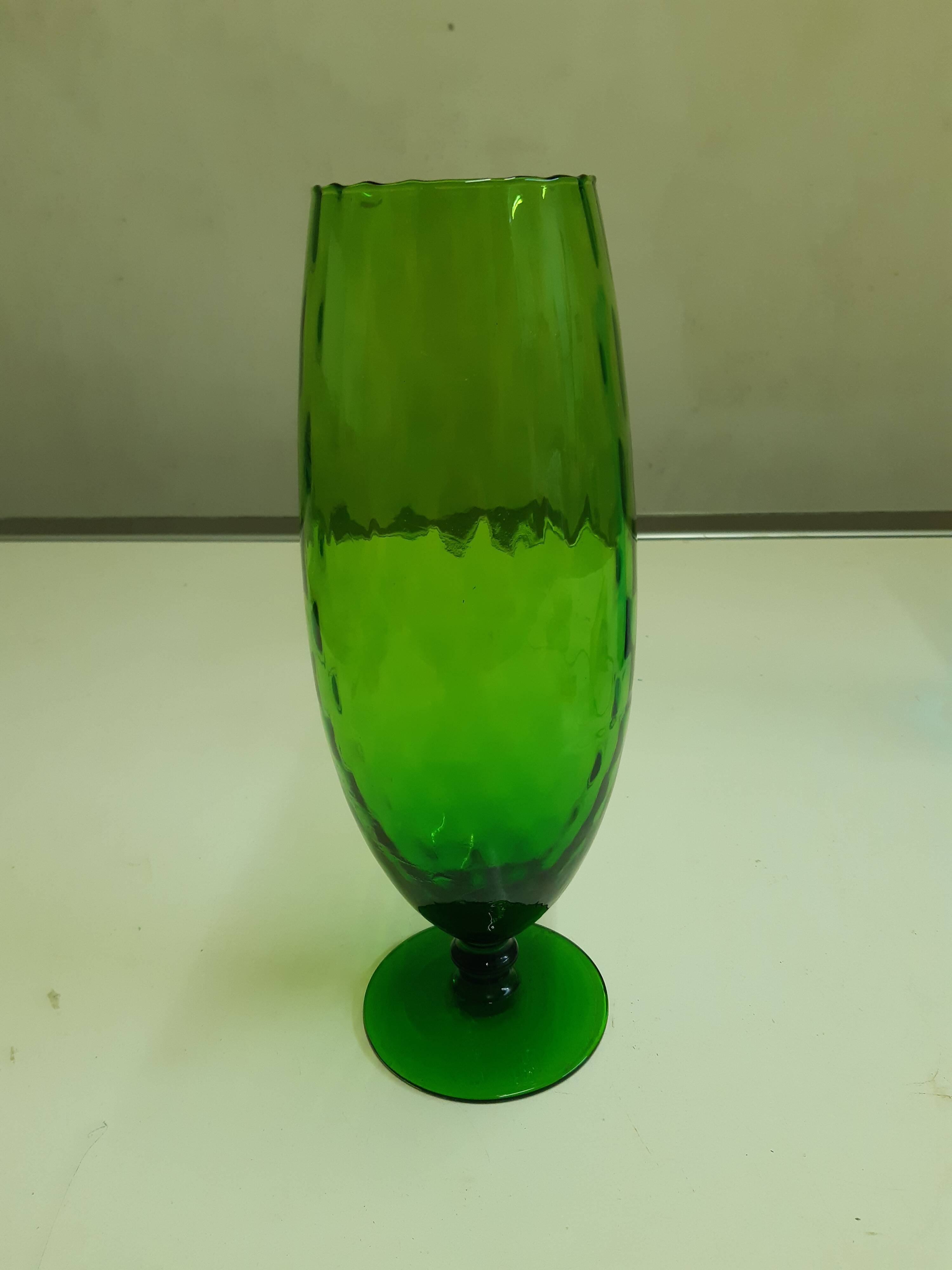 Blown glass vase