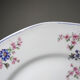 7 dessert plates Bernardaud Limoges porcelain with floral decoration from the 1920s to 1950s.