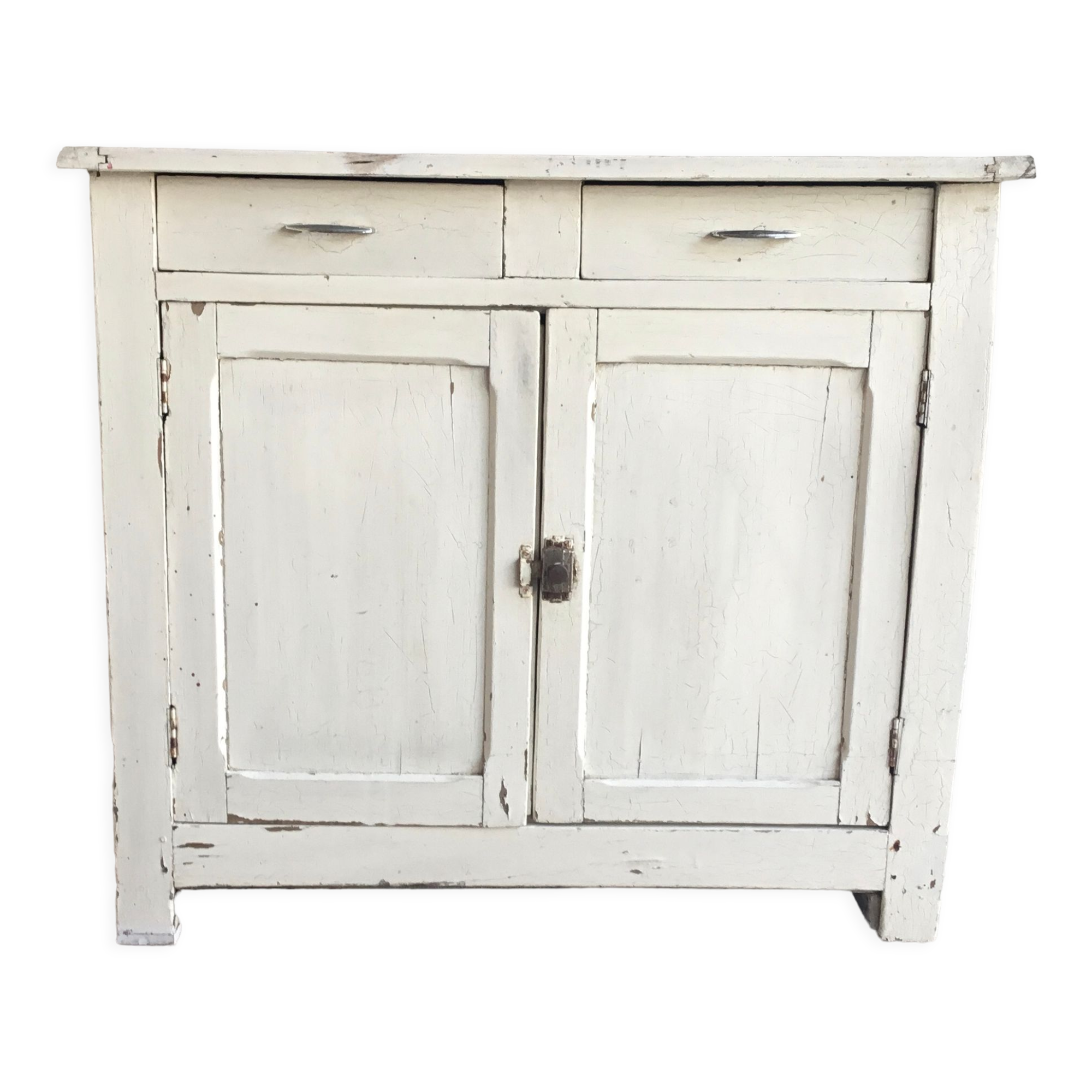 White parisian sideboard early twentieth century