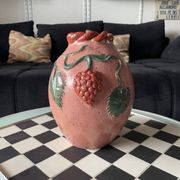 Vase vintage en céramique artisanale