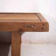 Kang table, antique pine wood – China, circa 1930