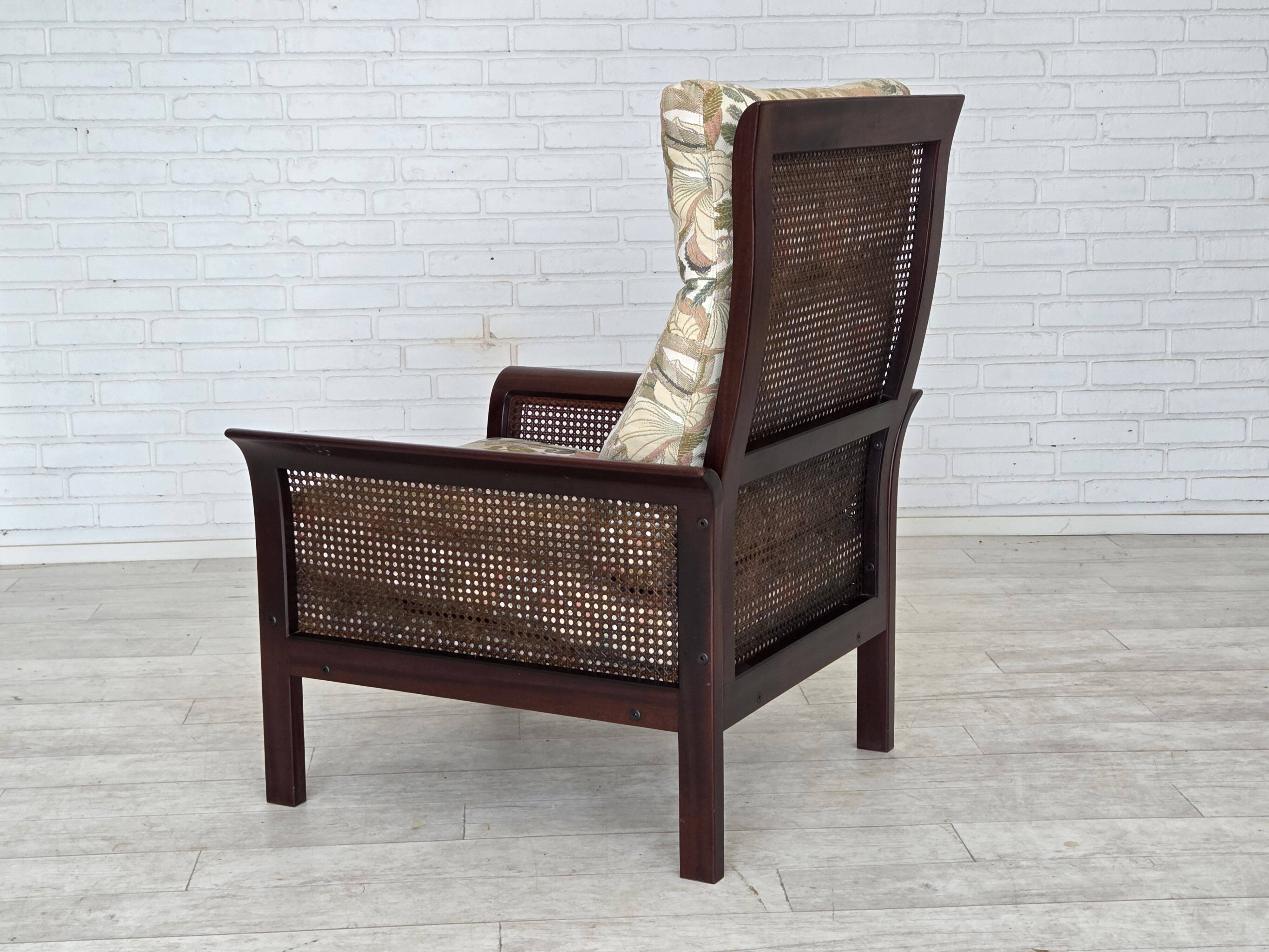 1970s, Swedish highback armchair by Arne Norell.