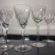 6 Crystal glasses probable production Saint Louis gold VSL