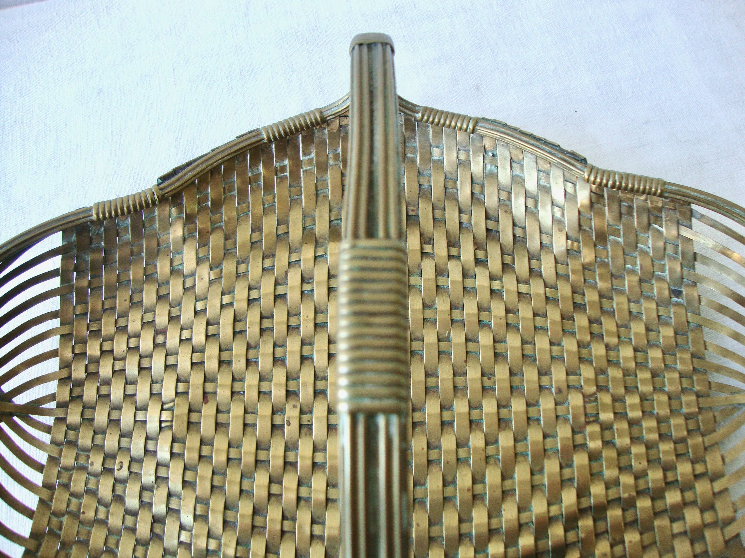 Brass basket or fruit basket