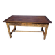 Ancienne table de ferme en chêne massif