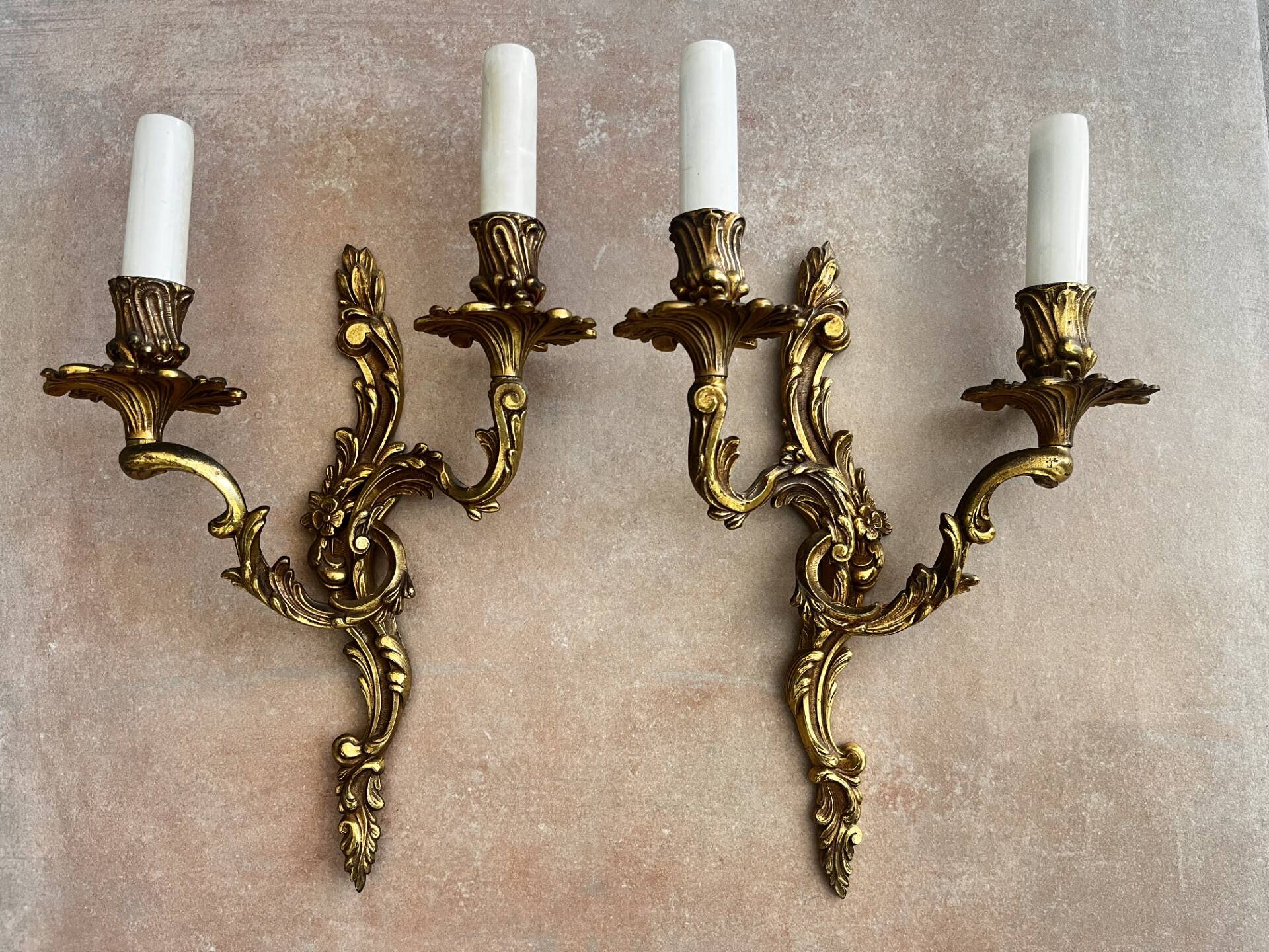 Antique wall lights
