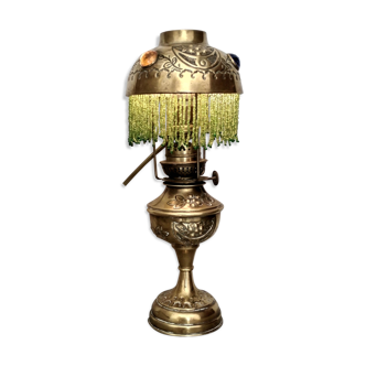 Lampe en laiton "La Parisienne" fin 19ème s.